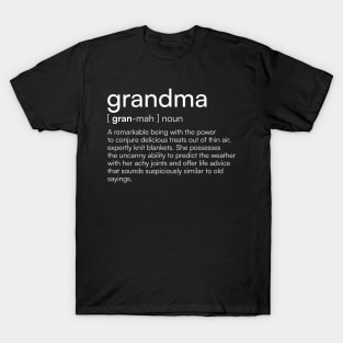 Funny Grandma Definition T-Shirt